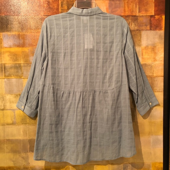 J. JILL Jacquard 3/4 Sleeve Elliptical Blouse NWT - Picture 5 of 8